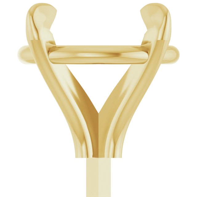 Round 4 Claw Basket Pre-Notched Peg Setting Blank Finding