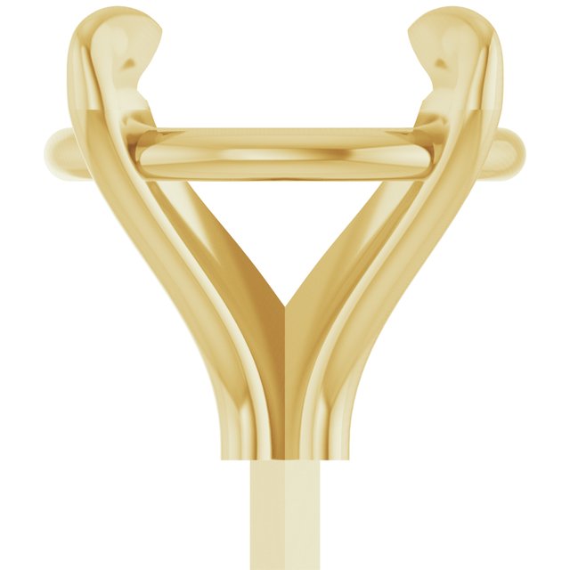 Round 4 Claw Basket Pre-Notched Peg Setting Blank Finding