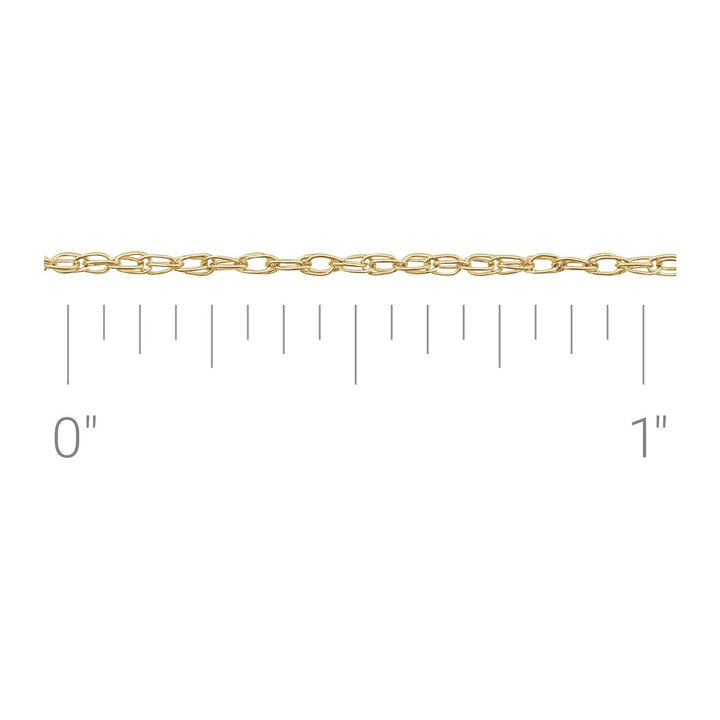 14K Gold 1 mm Solid Rope Chain 7 16 18 20 24 inch