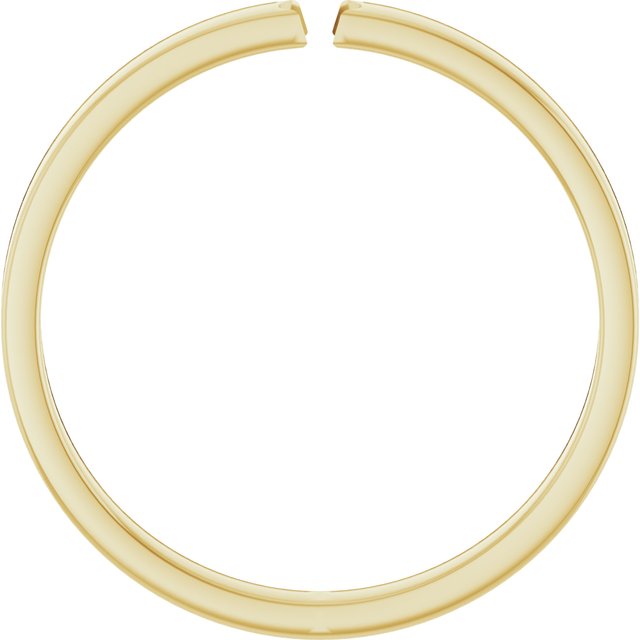 Flat Concave-End Open Shank