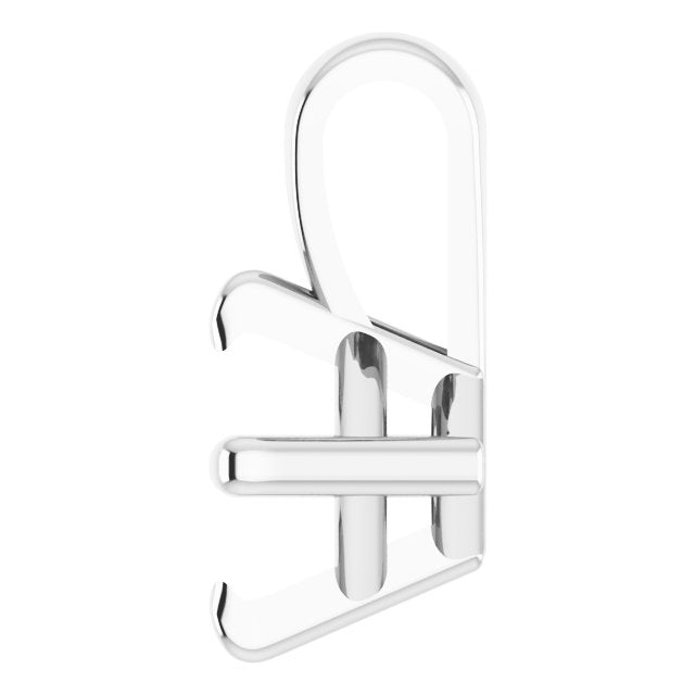 Square Solitaire Lightweight Basket Pendant Setting Mountings