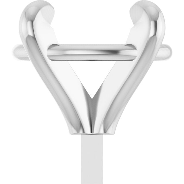 Oval 4 Claw Basket Pre-Notched Peg Setting Blank Finding