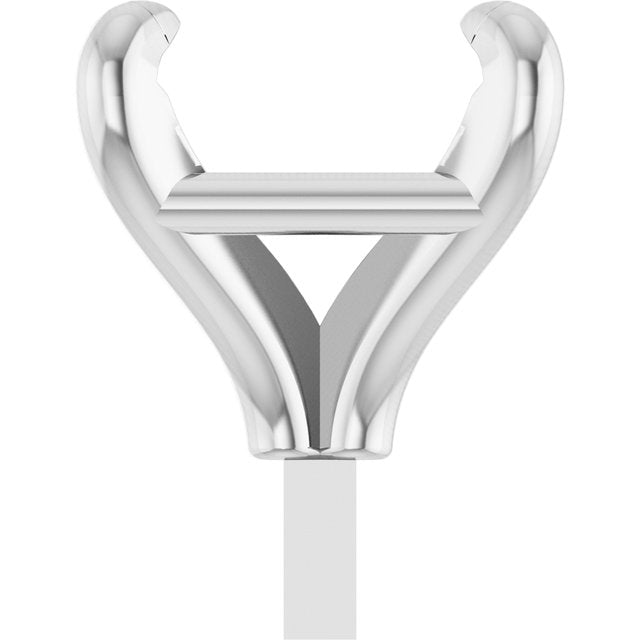 Square 4 Claw Basket Pre-Notched Peg Setting Blank Finding