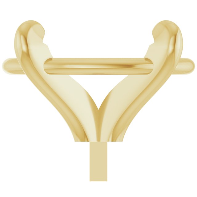 Oval 4 Claw Basket Pre-Notched Peg Setting Blank Finding