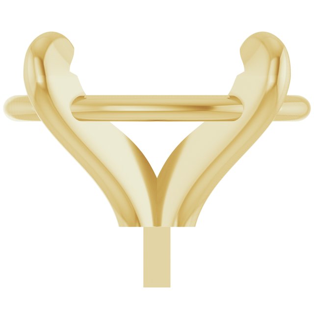 Oval 4 Claw Basket Pre-Notched Peg Setting Blank Finding