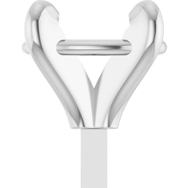 Oval 4 Claw Basket Pre-Notched Peg Setting Blank Finding