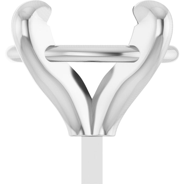 Oval 4 Claw Basket Pre-Notched Peg Setting Blank Finding