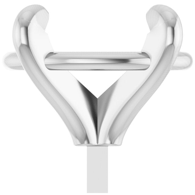 Oval 4 Claw Basket Pre-Notched Peg Setting Blank Finding