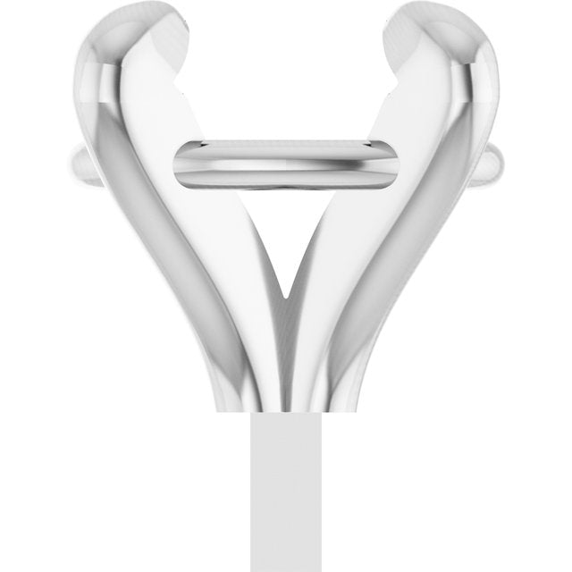 Oval 4 Claw Basket Pre-Notched Peg Setting Blank Finding