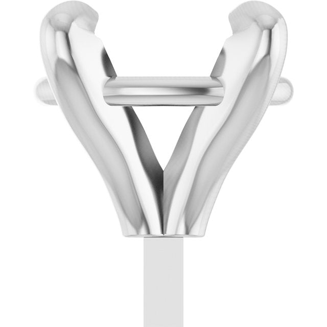 Oval 4 Claw Basket Pre-Notched Peg Setting Blank Finding