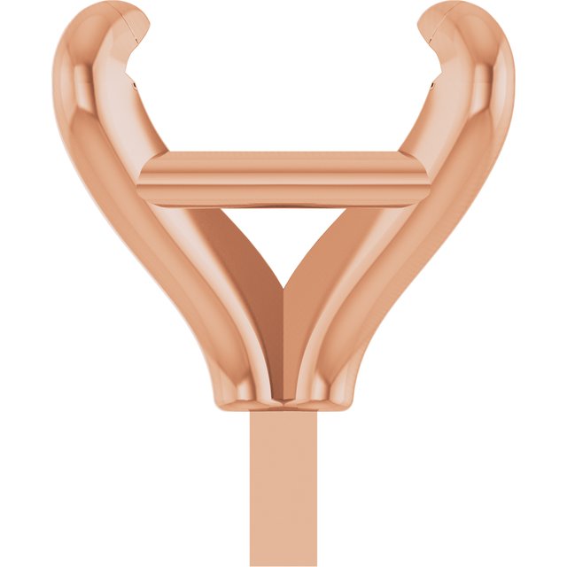 Square 4 Claw Basket Pre-Notched Peg Setting Blank Finding