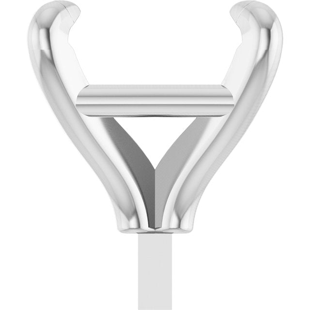 Square 4 Claw Basket Pre-Notched Peg Setting Blank Finding