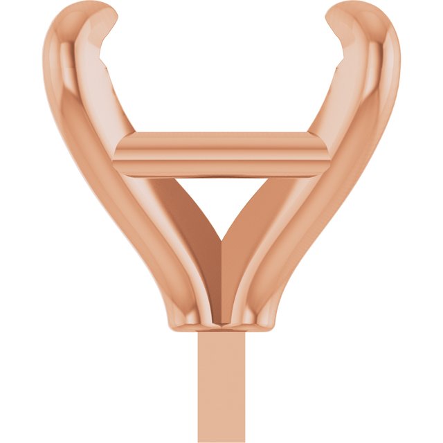 Square 4 Claw Basket Pre-Notched Peg Setting Blank Finding