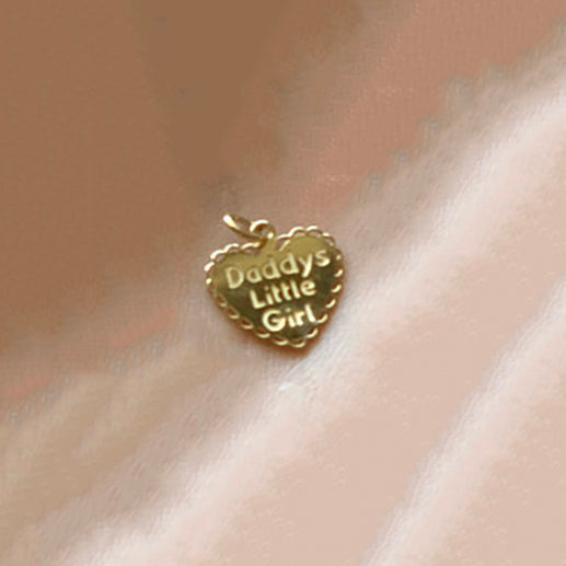 14K Yellow Gold Youth "Daddy's Little Girl" Pendant