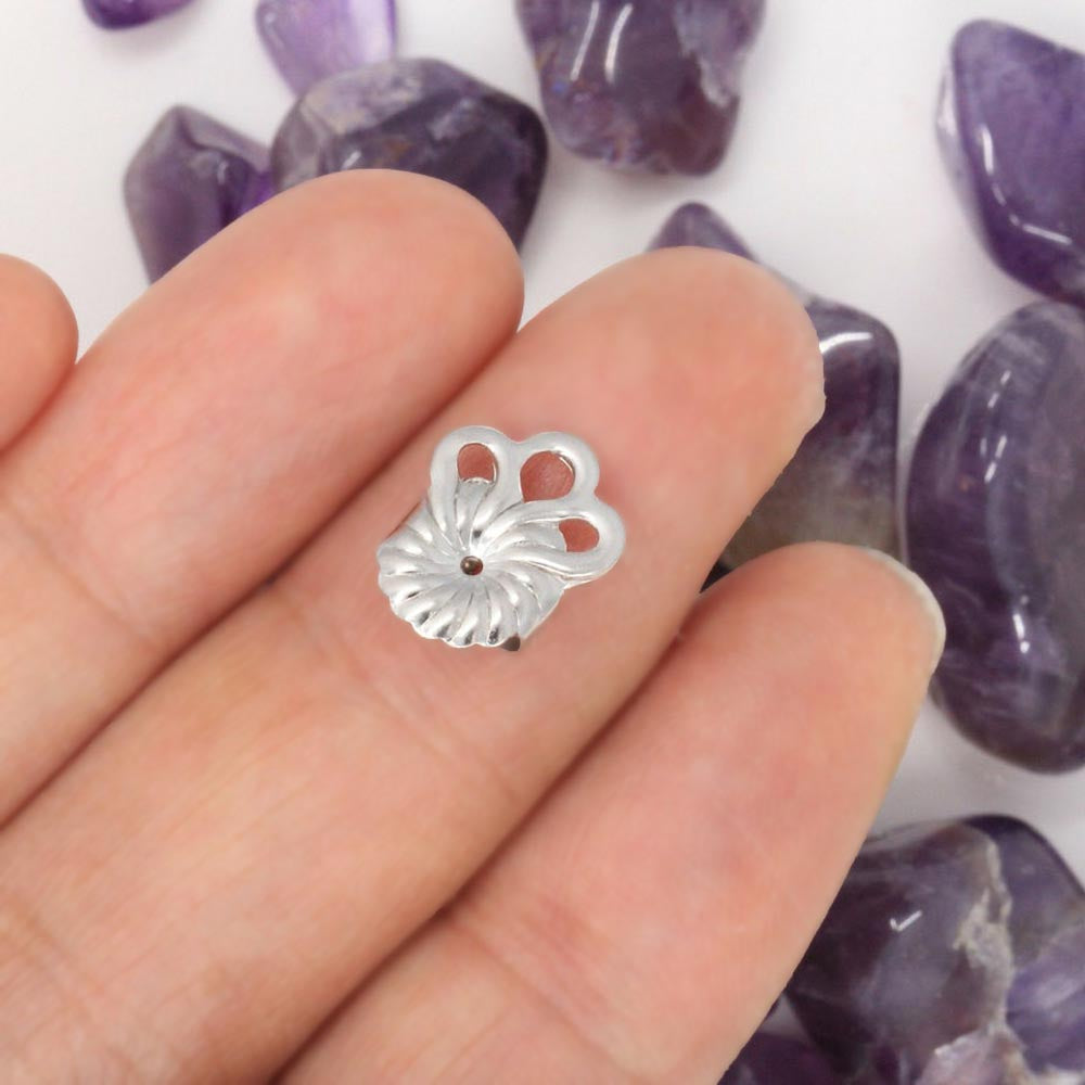 Platinum earring stabilizer backs, earring lifters.