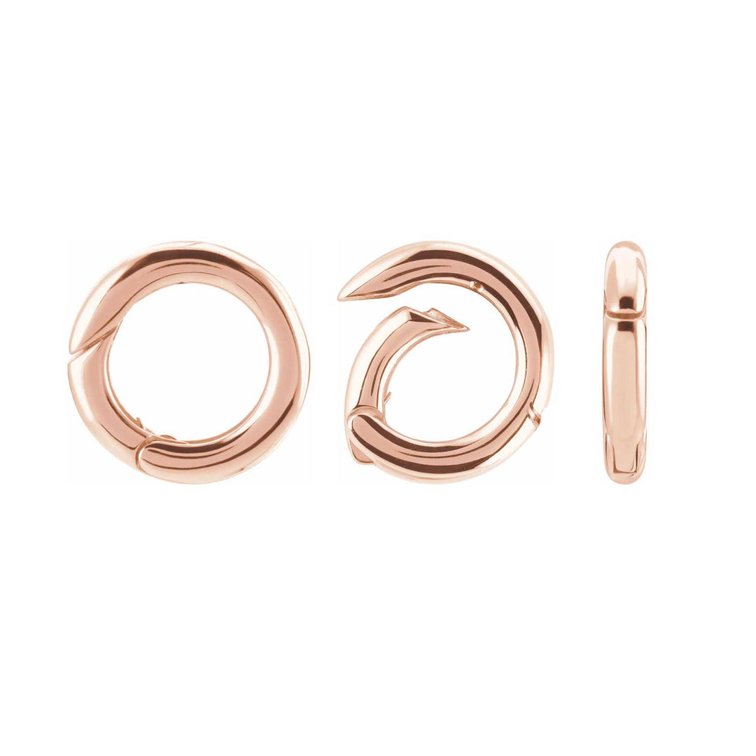 14K Rose Gold Charm Clasp.