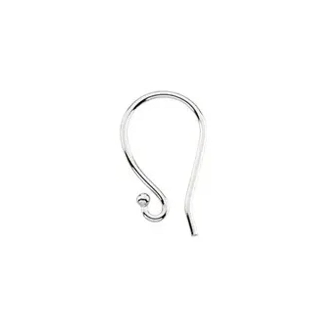14.5x7.8 mm French Wire Earring Top With Ball End