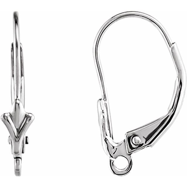 Fleur-de-Lis Lever Back Earring Top – iAmore Mio