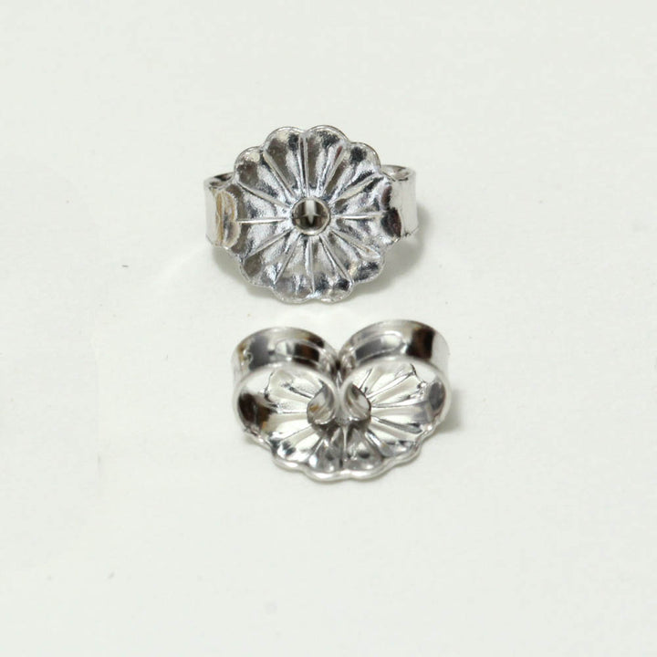 5.5mm Deluxe Daisy Earring Friction Back Replacement Earring Backs Nuts