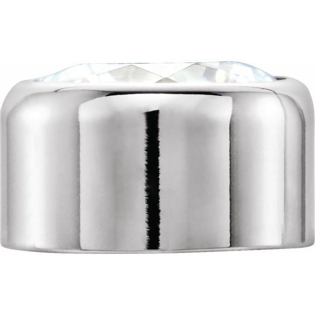 Round Bezel with Bearing Setting Machined Made