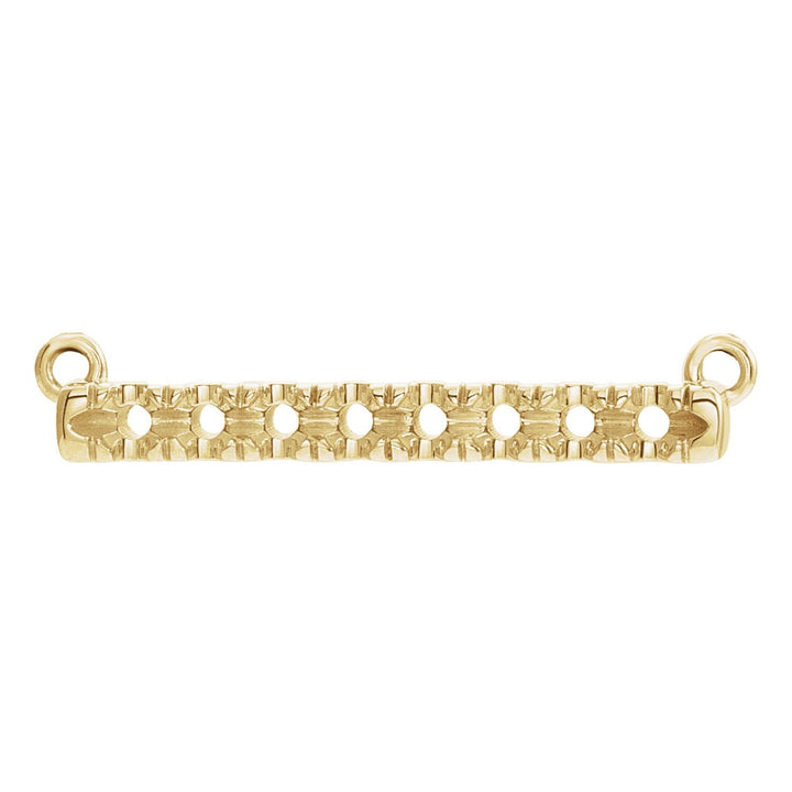 French-Set Bar Necklace Center