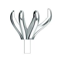 Pear 6 Claw Pre-Notched Peg Setting Blank Finding