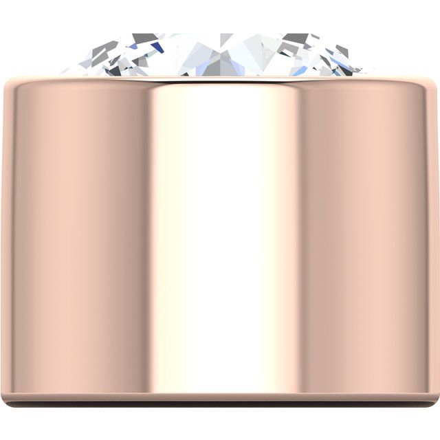 Round Bezel with Bearing Setting Machined Made