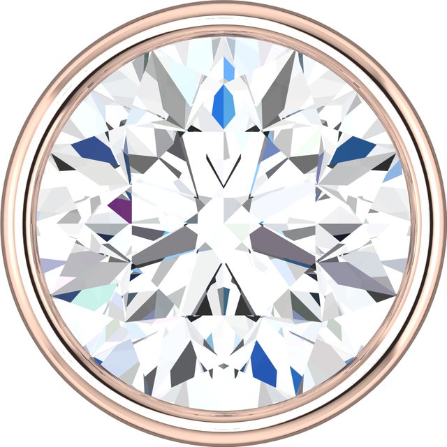 Round Bezel with Bearing Setting Machined Made