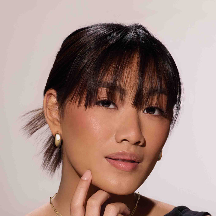 14K Yellow Electroform 20 mm Hoop Earrings