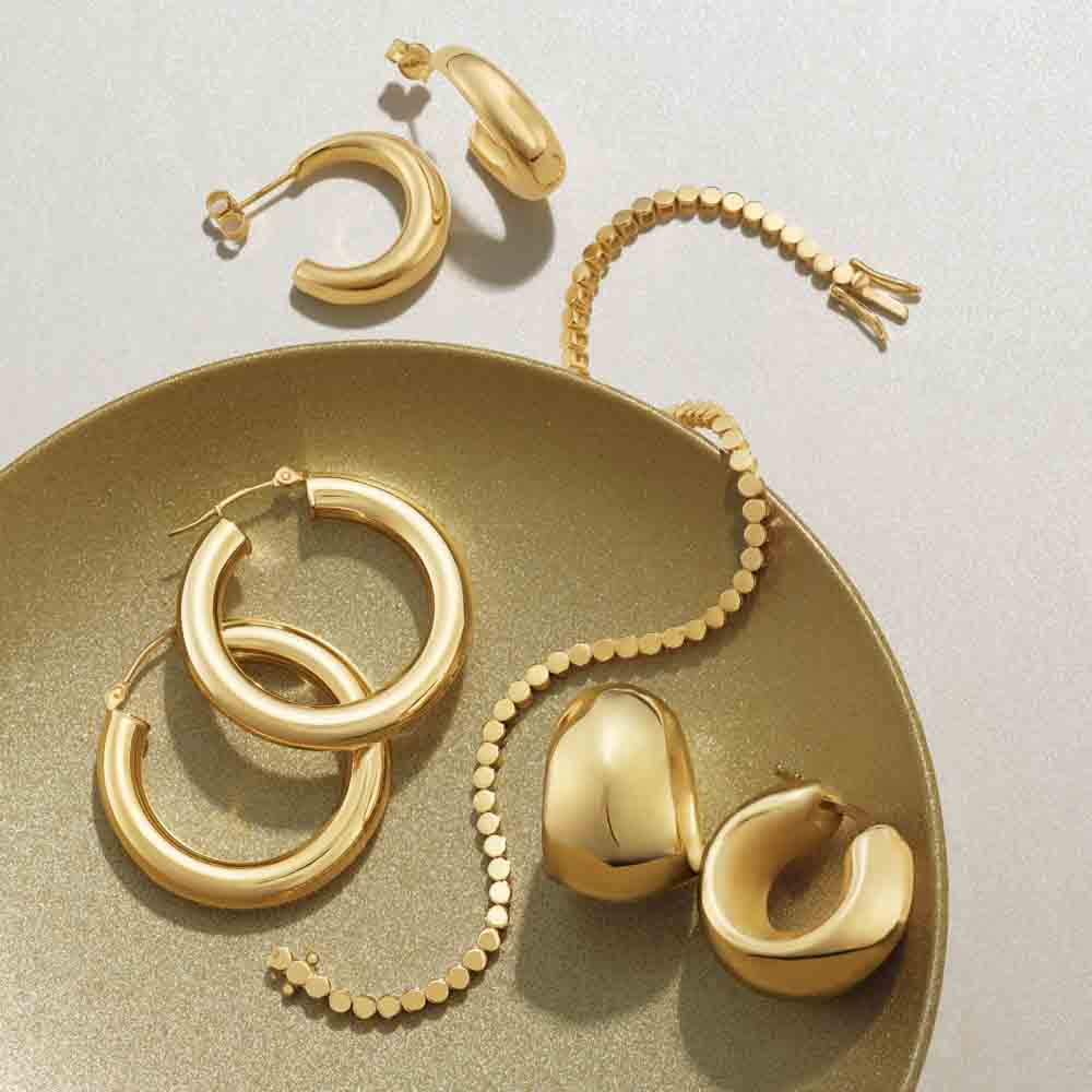 5mm Tube 30mm Hoop Earrings