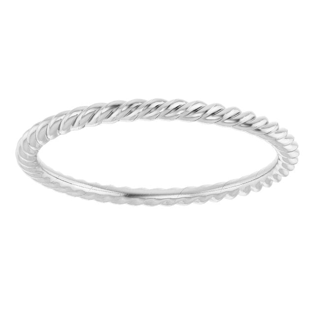 1.3 mm Skinny Rope Band Ring