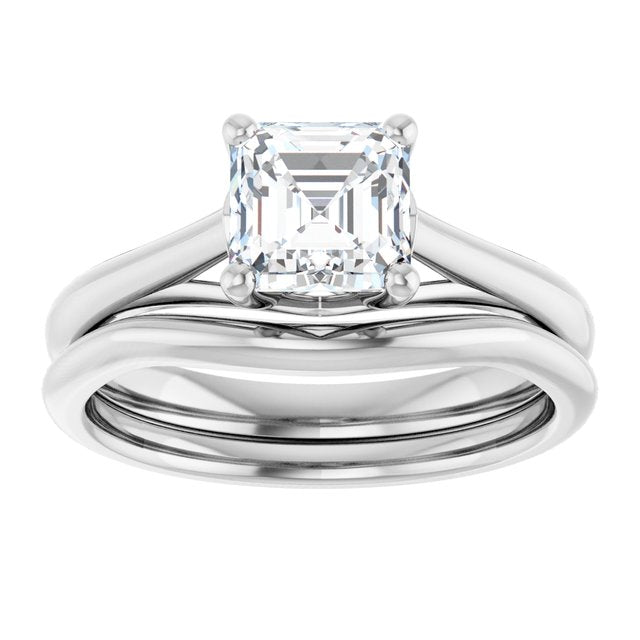 Asscher Ring # style_engagement-ring-mounting