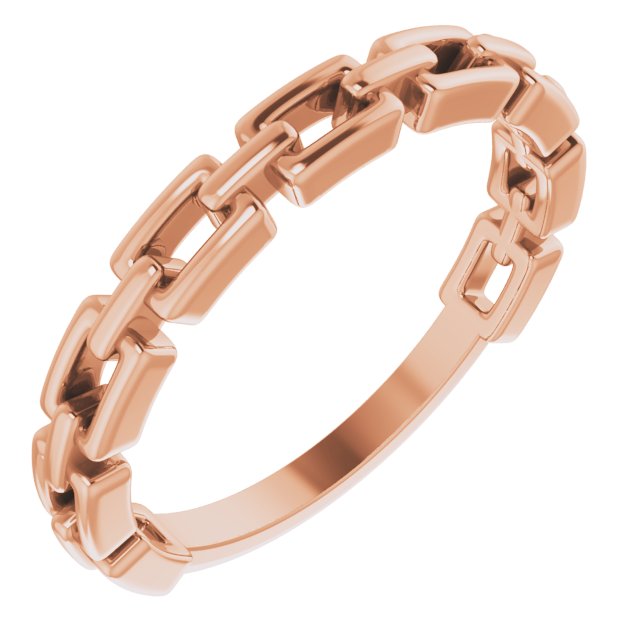 Fashion Chain Link Ring Stackable Rings