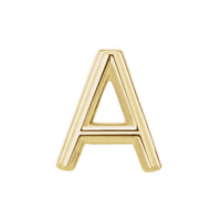 Single A Initial Studs Earrings - Mix and Match Earrings