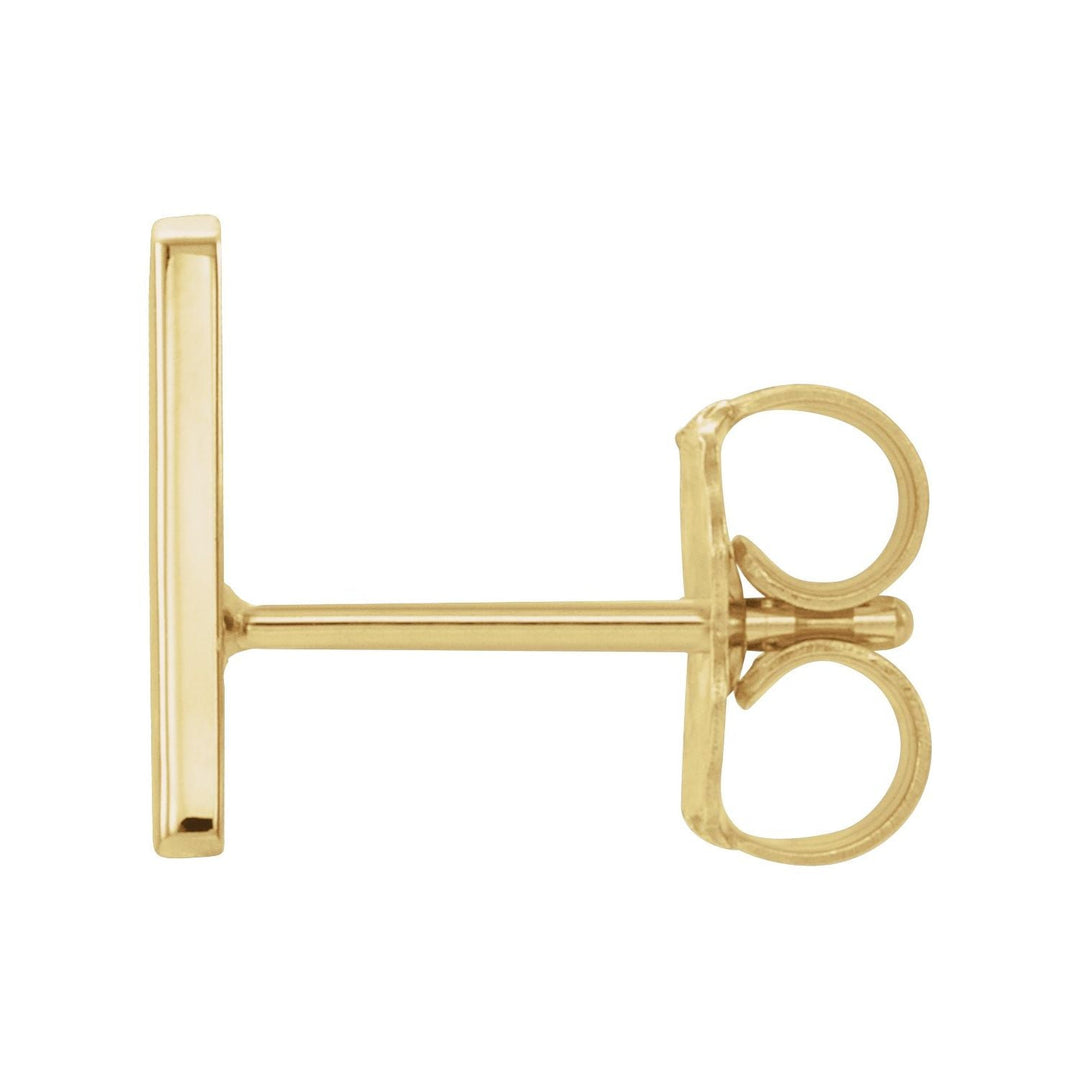 Single A Initial Studs Earrings - Mix and Match Earrings