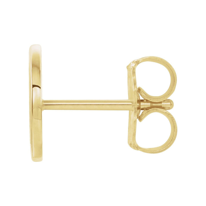 Single D Initial Studs Earrings- Mix and Match Earrings
