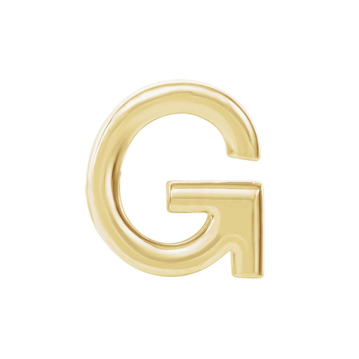 Single G Initial Studs Earrings- Mix and Match Earrings