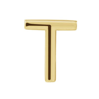 Single T Initial Studs Earrings- Mix and Match Earrings