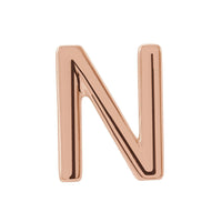 Single N Initial Studs Earrings- Mix and Match Earrings