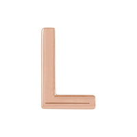 Single L Initial Studs Earrings- Mix and Match Earrings