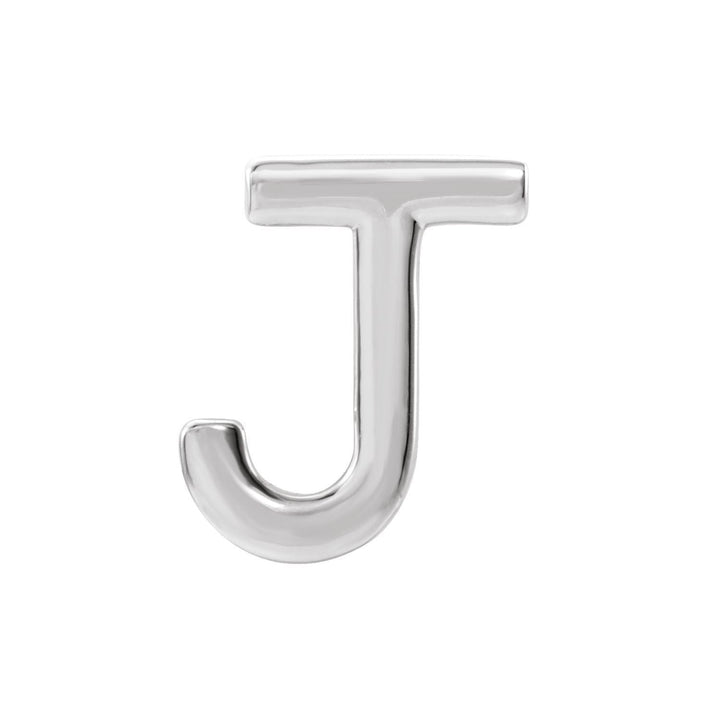Single J Initial Studs Earrings- Mix and Match Earrings