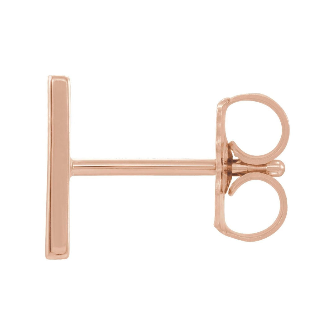 Single H Initial Studs Earrings- Mix and Match Earrings