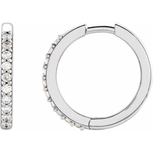 15mm accented hoops-14k white gold.