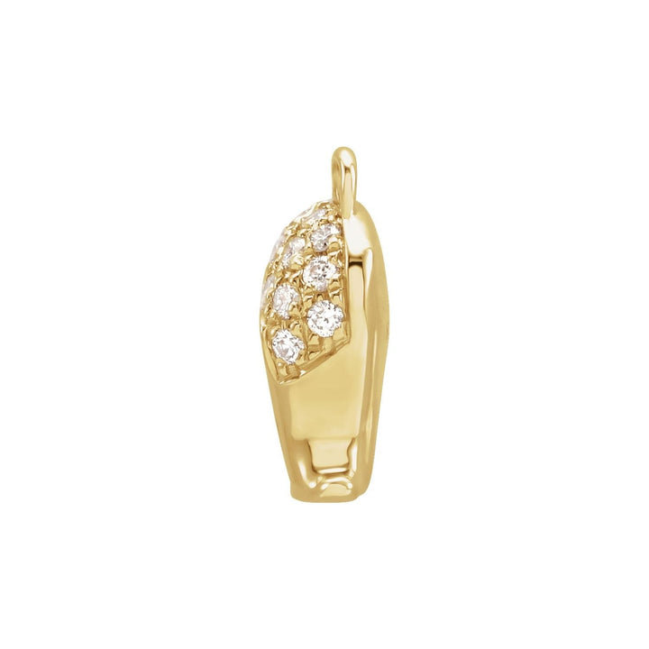 14K Gold Petite Virgo Diamond Zodiac Dangle