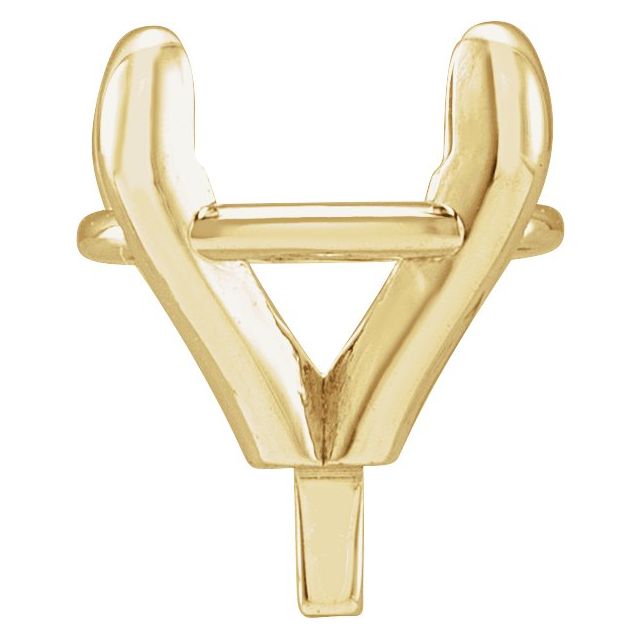 Oval 4 Claw Basket Pre-Notched Peg Setting Blank Finding