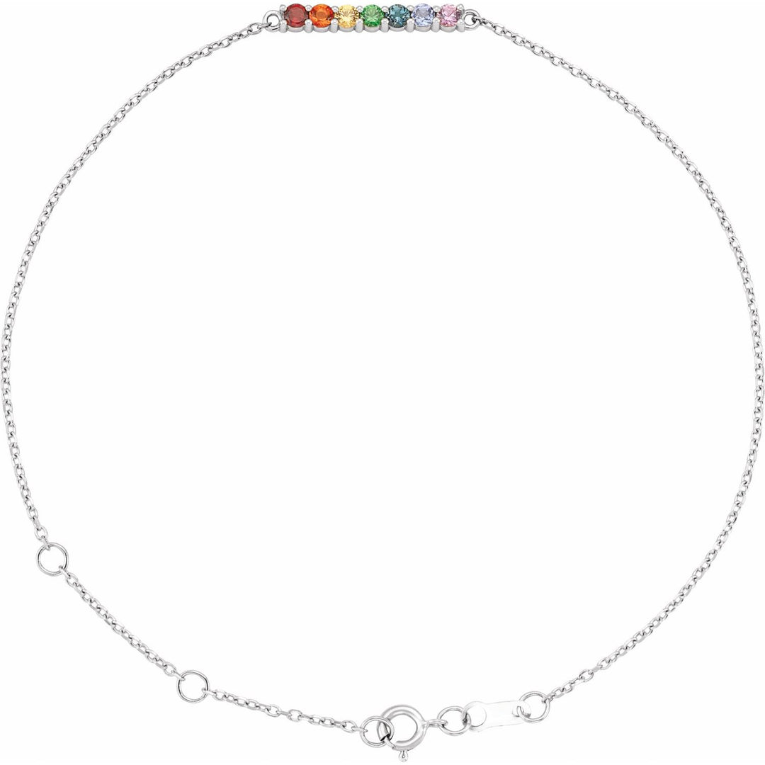 Rainbows bar Link Chain Bracelets