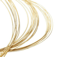 24K Pure .999 Solid Gold 14GA - 30GA Coiled Round Wire Half Hard