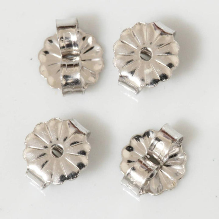 5.5mm Deluxe Daisy Earring Friction Back Replacement Earring Backs Nuts