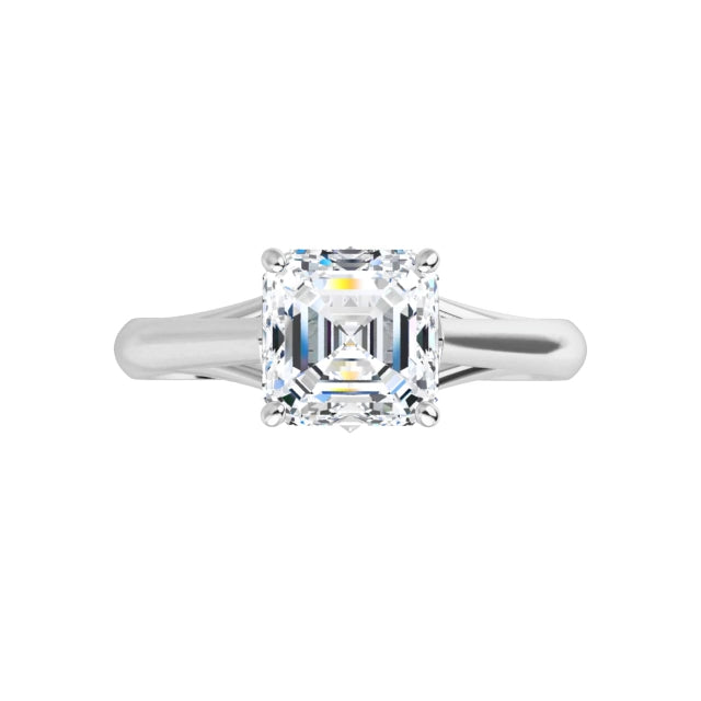 Asscher Ring # style_engagement-ring-mounting