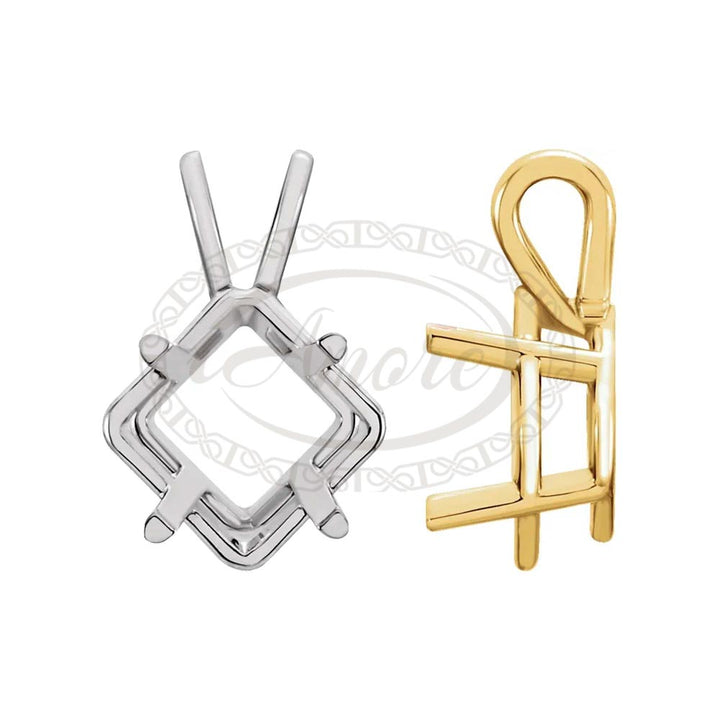 Square Lightweight Basket Wire Pendant Mountings